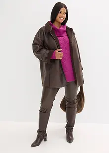 Tröja med flätmönster, bonprix