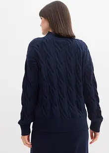 Oversizetröja i mjuk viskosmix, bonprix