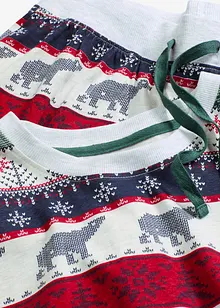 Pyjamas av mjuk bomull, med presentpåse, bonprix