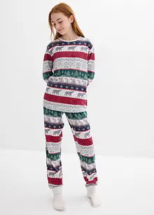 Pyjamas med mjuk bomull (2 delar), bonprix