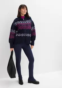 Leggings med dragkedjor i sömmarna, bonprix