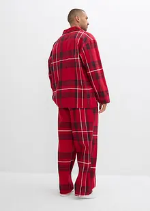 Flanellpyjamas i mjuk bomull med presentpåse, bonprix