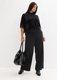 Sammetstopp med spets, bonprix