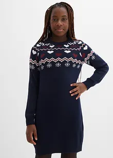 Stickad klänning, bonprix