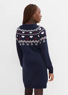 Stickad klänning, bonprix