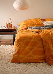 Vändbart påslakanset med grafiskt mönster, bonprix