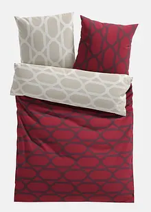 Vändbart påslakanset med grafiskt mönster, bonprix