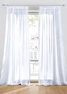 Gardin med lätt batiststruktur (1-pack), bonprix