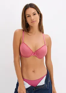 BH med formpressade kupor, bygel och ekologisk bomull, bonprix