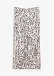 Paljettmidikjol, bonprix