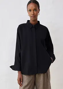 Blus med sidenandel, bonprix