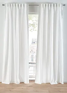 Gardin i återvunnet material (2-pack), bonprix