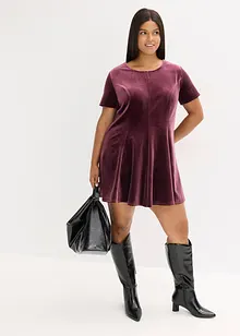 Miniklänning i mjuk sammet, bonprix