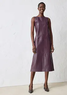 Skinnklänning av lammnappa, bonprix