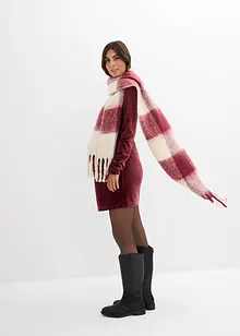 Mammaklänning med amningsöppning, av mjuk sammet, bonprix