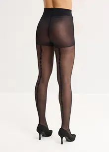 Strumpbyxa med bekväm midja och hjärtan (30 den), bonprix