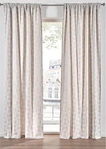 Jacquardgardin av ekologisk bomull (1-pack), bonprix