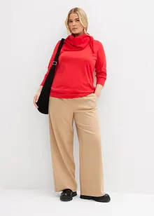 Långärmad topp med ren ekologisk bomull (2-pack), bonprix