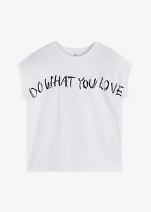 Oversizetopp av ren bomull, bonprix