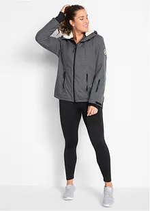 Vattentät funktionsjacka med teddypäls, bonprix