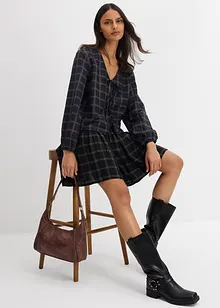 Oversized blus av mjuk viskos, bonprix