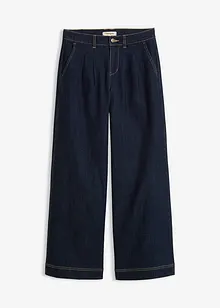 Wide Leg Jeans High Waist med bekväm midja, bonprix