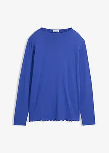 Långärmad topp av bomullsmix, bonprix