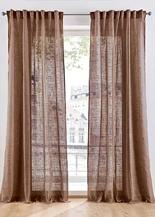 Gardin med linnelook (1-pack), bonprix