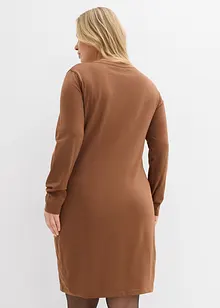 Jerseyklänning av bomull med stretch (2-pack), bonprix