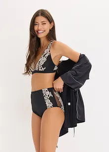 Bralette av tvåfärgad spets, bonprix