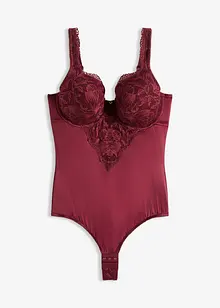 Stringbody med vadderade axelband, bonprix