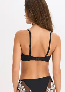 Bralette utan bygel med ekologisk bomull och spets, bonprix