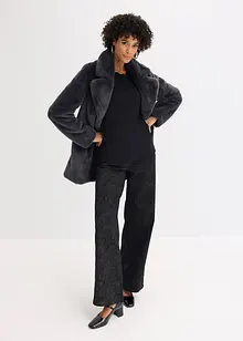 Punto di Roma-topp med vågig halsringning, bonprix