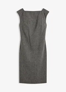 Fodralklänning av tweedliknande material, bonprix