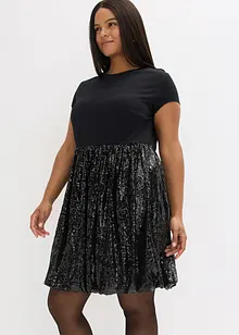 Jerseyklänning i viskosmix, bonprix