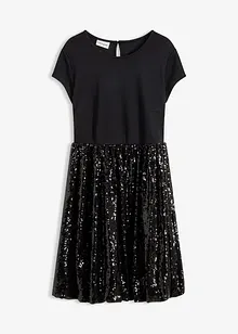 Jerseyklänning i viskosmix, bonprix