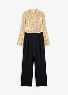 Jerseyjumpsuit med paljetter, bonprix
