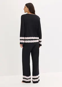 Pyjamas i mjuk viskosmix, bonprix