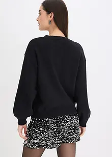 Cardigan med dekorativa knappar, bonprix