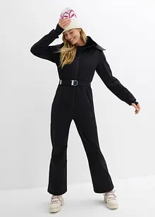 Skidkläder i vattenavvisande, varmfodrat softshellmaterial, bonprix