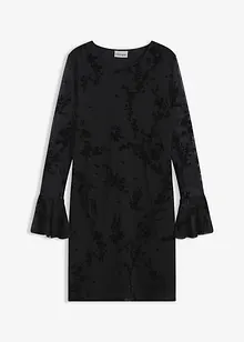 Miniklänning med mesh, bonprix