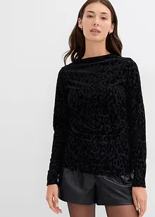 Långärmad jerseytopp, bonprix