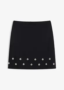 Minikjol i bomull, bonprix