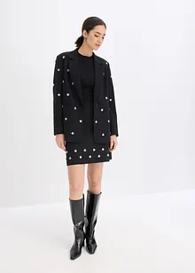 Minikjol i bomull, bonprix