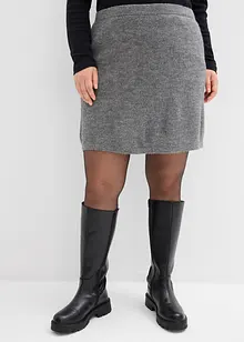 Stickad minikjol, bonprix