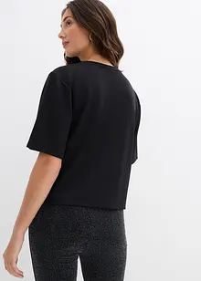 Oversizetopp med pärlbesättning, bonprix