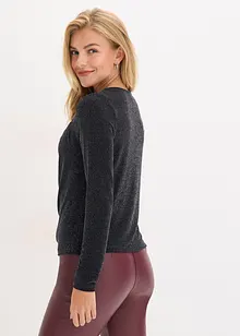 Topp med draperad ringning, bonprix