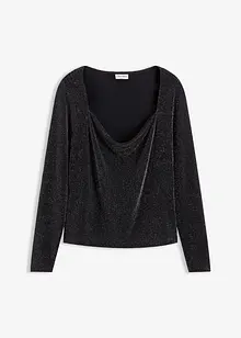 Topp med draperad ringning, bonprix