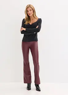 Topp med draperad ringning, bonprix