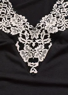 Body utan bygel i mjuk modal med spets, bonprix